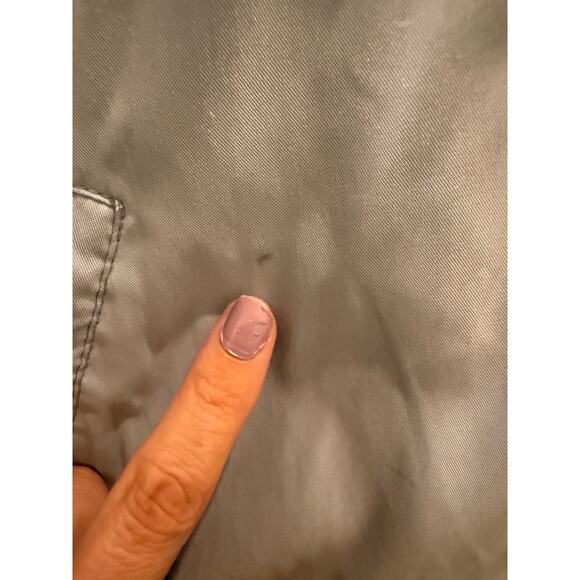 Baby Blue Weatherproof Zipper Jacket XL Elastic Waist & Cuffs Two Pockets - Picture 7 of 10